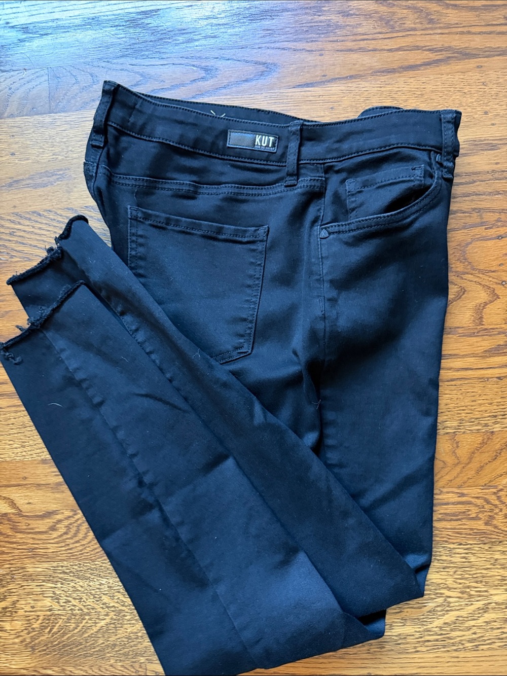 Kut from the Kloth Black Skinny High-Rise Jeans
